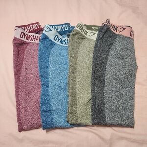 Gymshark Flex Leggings 4pc lot/bundle